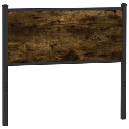vidaXL Replace Headboard Smoked Oak 107 cm Engineered Wood and Steel