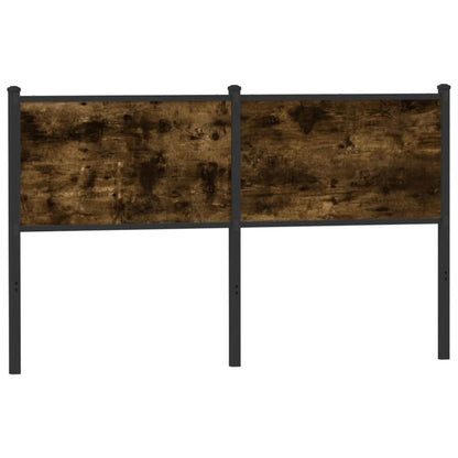 vidaXL Replace Headboard Smoked Oak 140 cm Engineered Wood and Steel