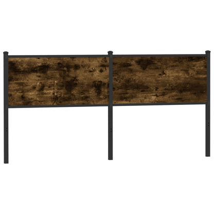 vidaXL Replace Headboard Smoked Oak 160 cm Engineered Wood and Steel