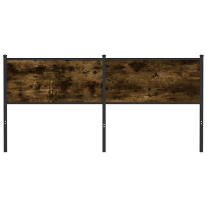 vidaXL Replace Headboard Smoked Oak 160 cm Engineered Wood and Steel