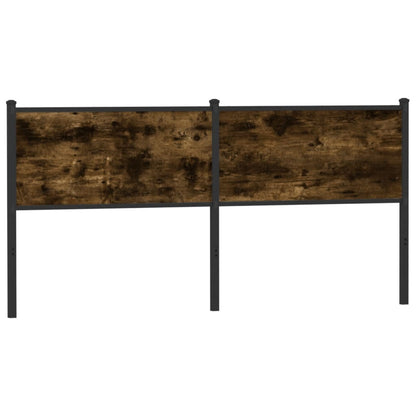 vidaXL Replace Headboard Smoked Oak 180 cm Engineered Wood and Steel