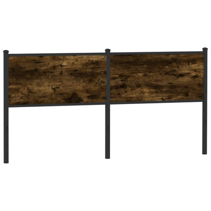 vidaXL Replace Headboard Smoked Oak 180 cm Engineered Wood and Steel