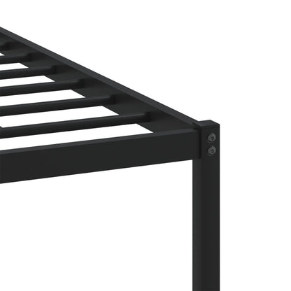 vidaXL Metal Bed Frame without Mattress Sonoma Oak 160x200 cm