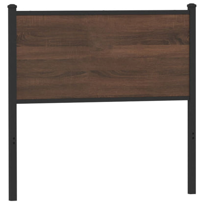 vidaXL Replace Headboard Brown Oak 90 cm Engineered Wood and Steel