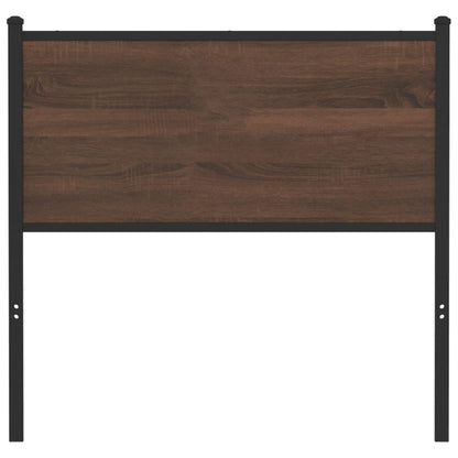 vidaXL Replace Headboard Brown Oak 90 cm Engineered Wood and Steel