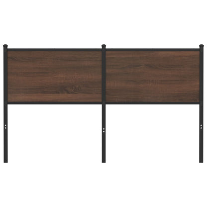 vidaXL Replace Headboard Brown Oak 140 cm Engineered Wood and Steel