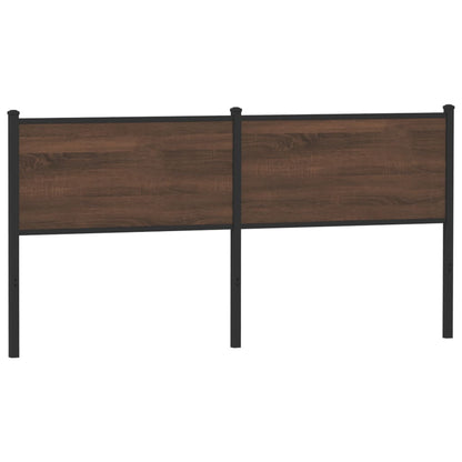 vidaXL Replace Headboard Brown Oak 180 cm Engineered Wood and Steel