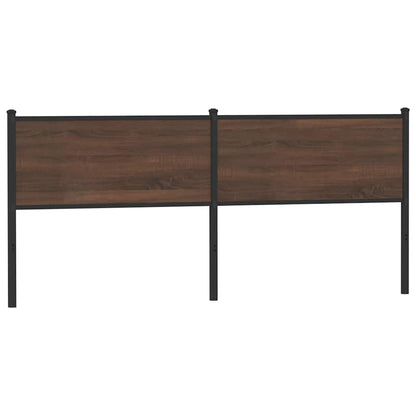 vidaXL Replace Headboard Brown Oak 190 cm Engineered Wood and Steel