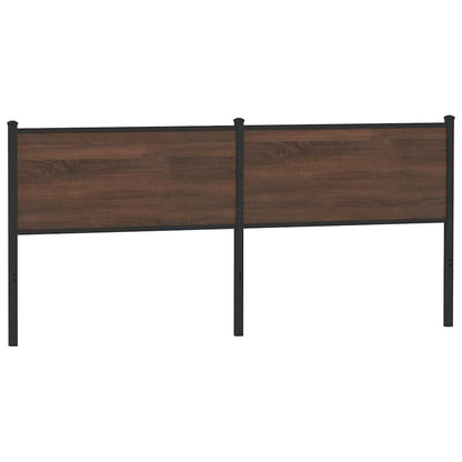 vidaXL Replace Headboard Brown Oak 190 cm Engineered Wood and Steel