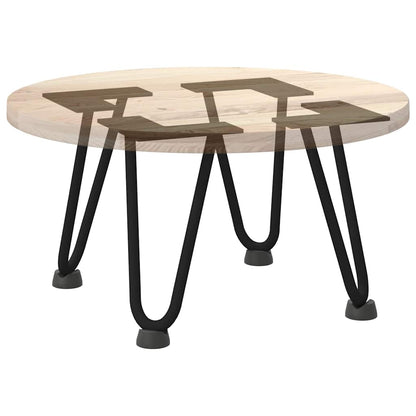 vidaXL Hairpin Legs for Coffee Table 4 pcs Black 20 cm Solid Steel