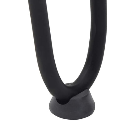 vidaXL Hairpin Legs for Coffee Table 4 pcs Black 20 cm Solid Steel