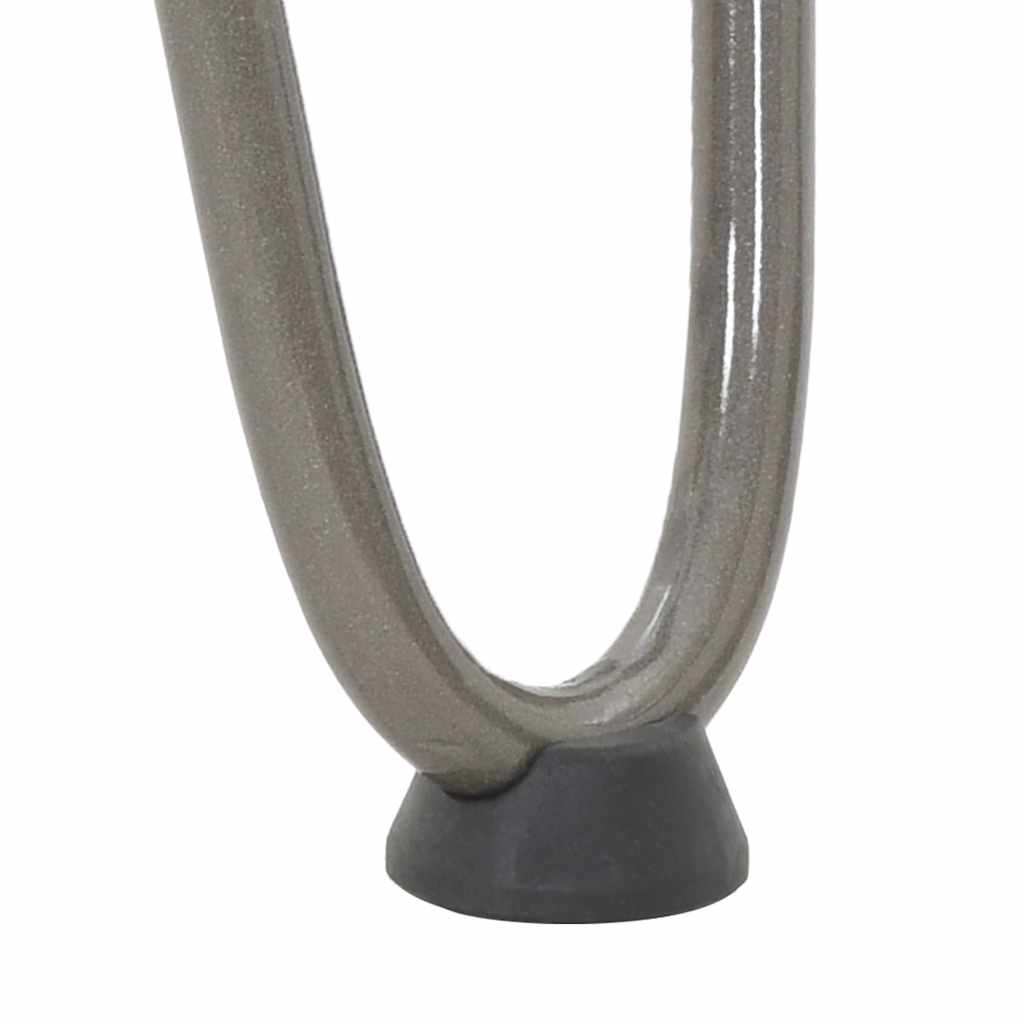 vidaXL Hairpin Legs for Coffee Table 4 pcs Natural Steel 20 cm Solid Steel