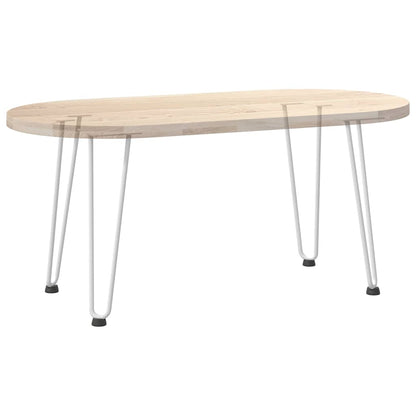 vidaXL Hairpin Legs for Coffee Table 4 pcs White 42 cm Solid Steel