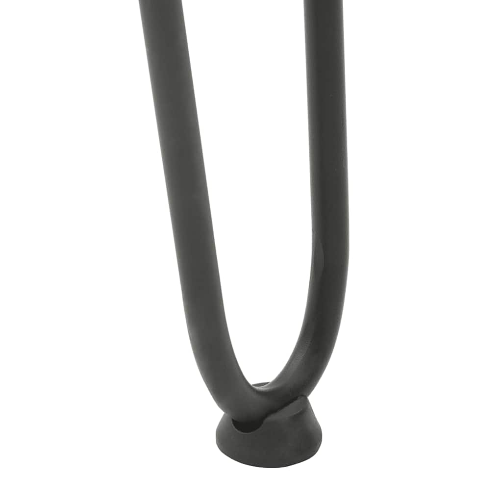 vidaXL hairpin legs for console tables for Console Table 4 pcs Anthracite 72 cm Solid Steel