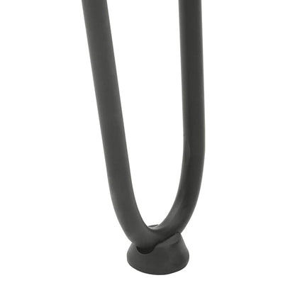 vidaXL hairpin legs for console tables for Console Table 4 pcs Anthracite 72 cm Solid Steel