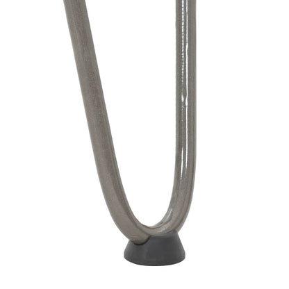 vidaXL hairpin legs for console tables for Console Table 4 pcs Natural Steel 72 cm Solid Steel