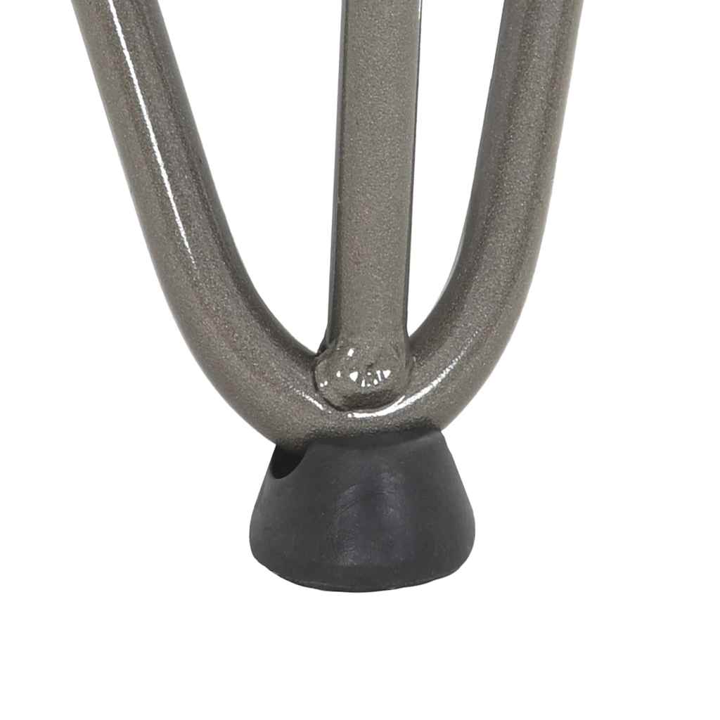 vidaXL Hairpin Legs for Coffee Table 4 pcs Natural Steel 10 cm Solid Steel