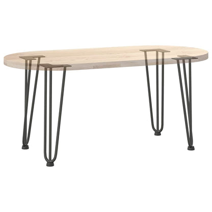 vidaXL Hairpin Legs for Coffee Table 4 pcs Anthracite 42 cm Solid Steel