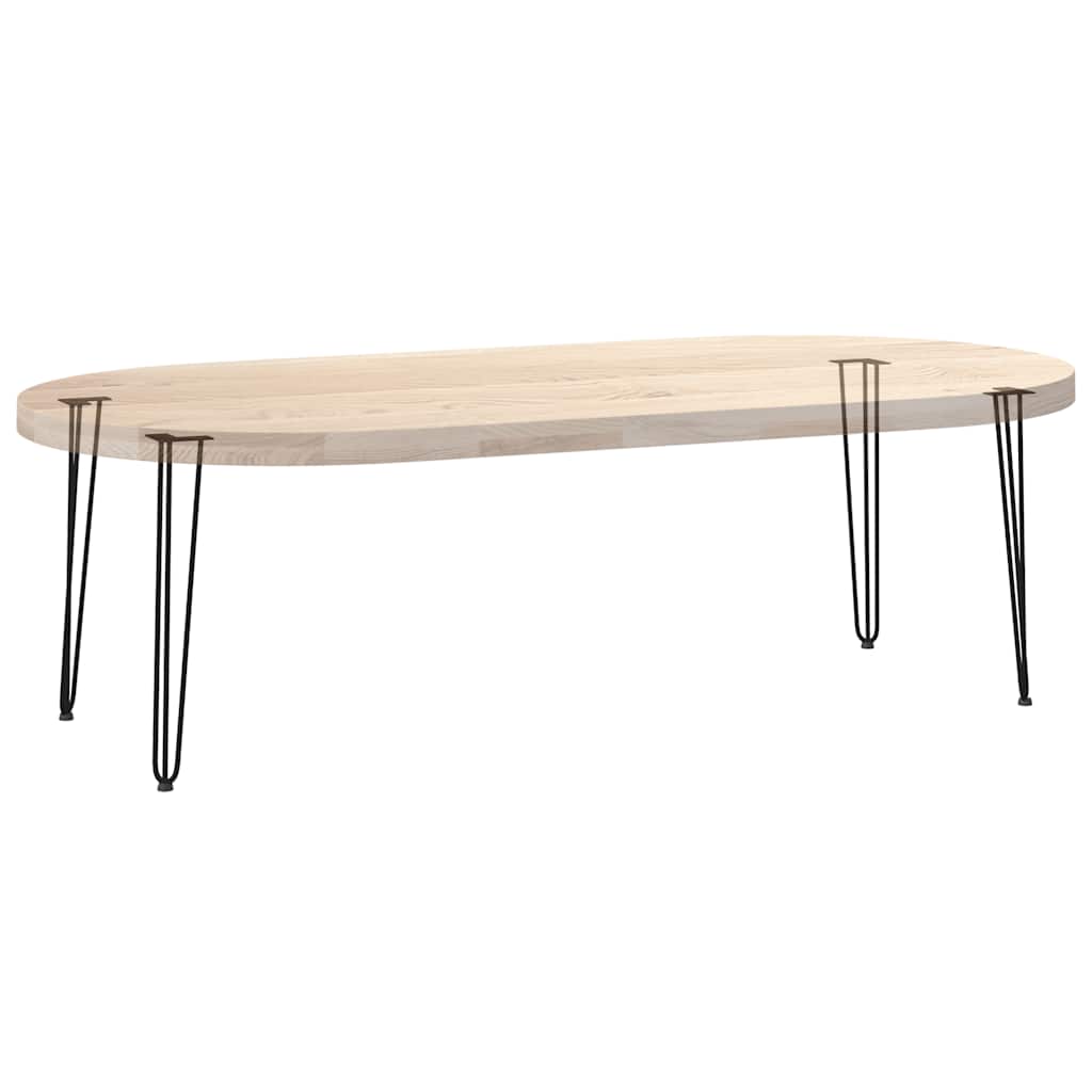 vidaXL hairpin legs for console tables for Console Table 4 pcs Black 72 cm Solid Steel