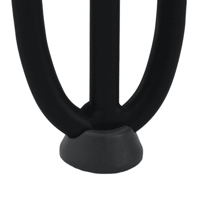 vidaXL hairpin legs for console tables for Console Table 4 pcs Black 72 cm Solid Steel