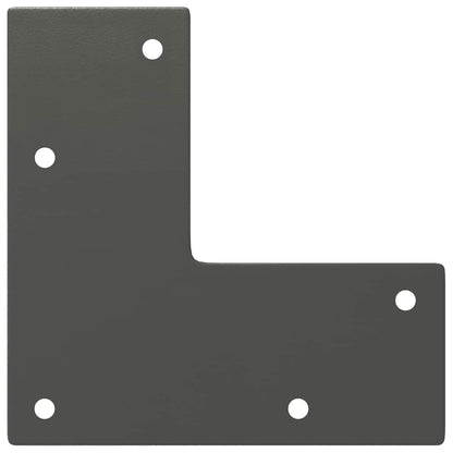 vidaXL hairpin legs for console tables for Console Table 4 pcs Anthracite 72 cm Solid Steel