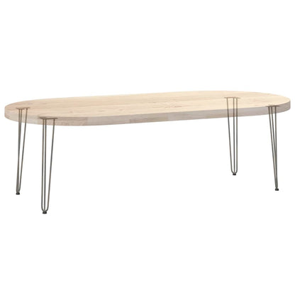 vidaXL hairpin legs for console tables for Console Table 4 pcs Natural Steel 72 cm Solid Steel