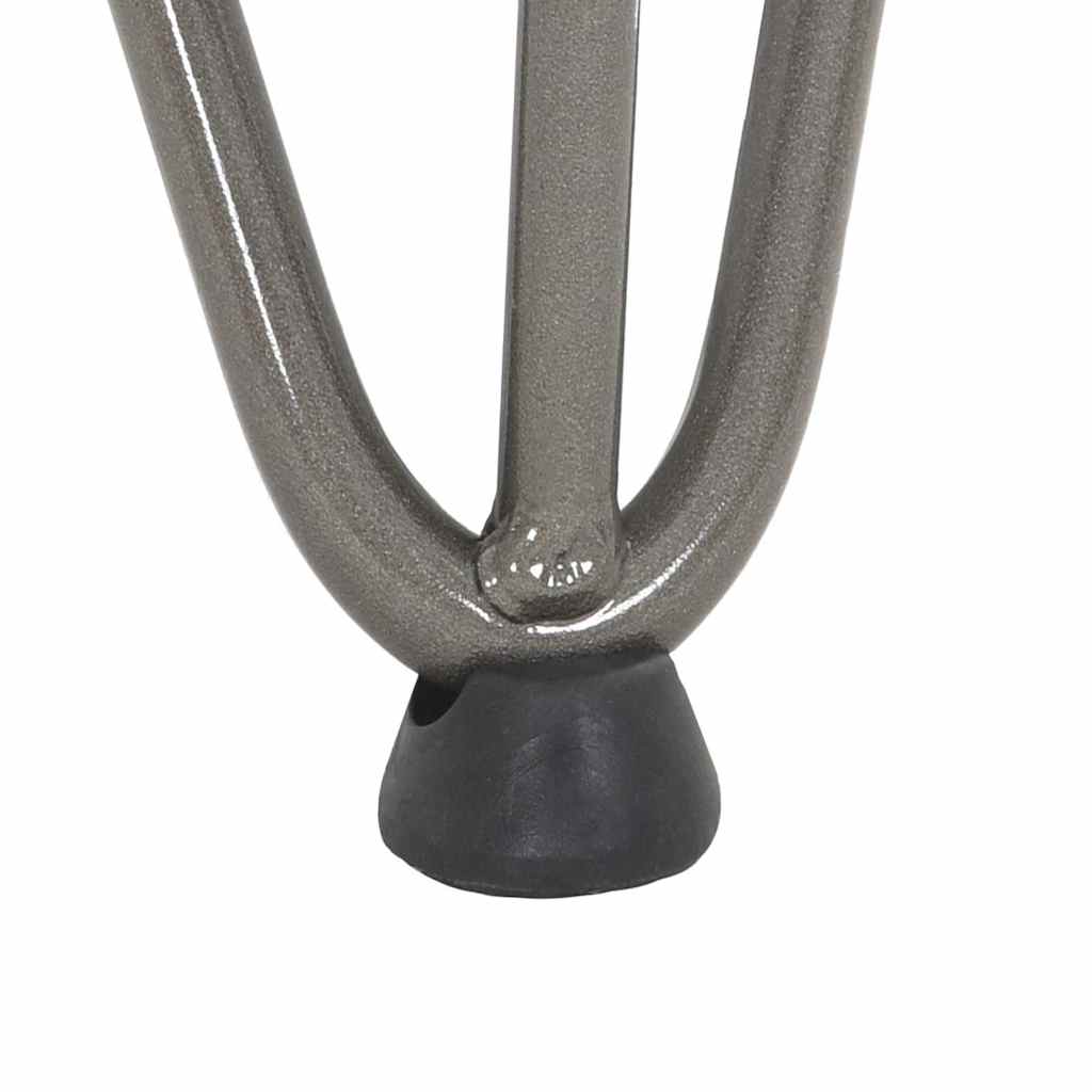 vidaXL hairpin legs for console tables for Console Table 4 pcs Natural Steel 72 cm Solid Steel