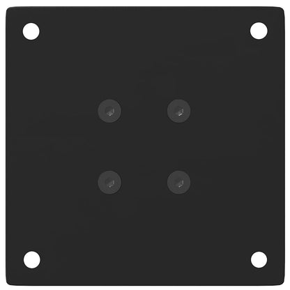 vidaXL Coffee Table Legs 4 pcs Black 30-32 cm Steel