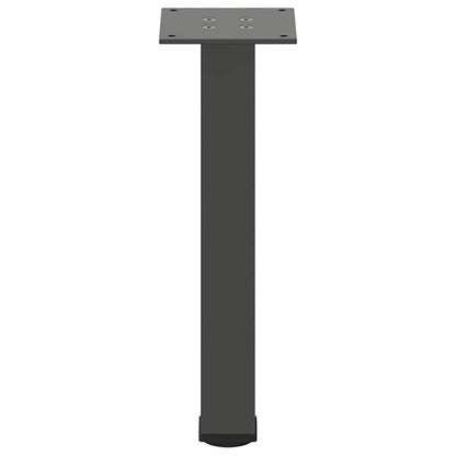 vidaXL Coffee Table Legs 4 pcs Anthracite 30-32 cm Steel
