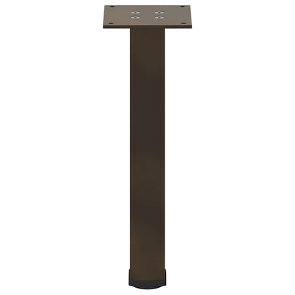 vidaXL Coffee Table Legs 4 pcs Natural Steel 30-32 cm Steel