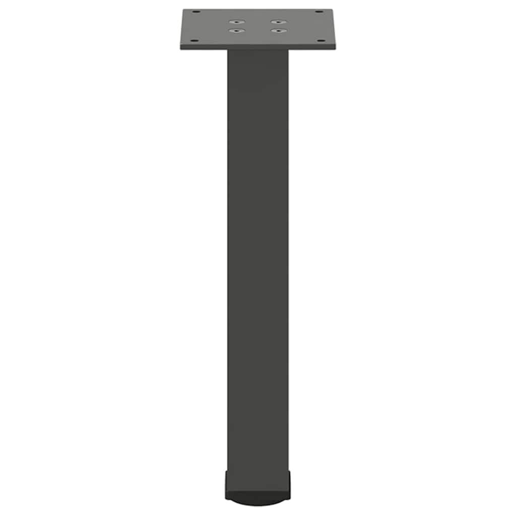 vidaXL Coffee Table Legs 4 pcs Anthracite 42-44 cm Steel