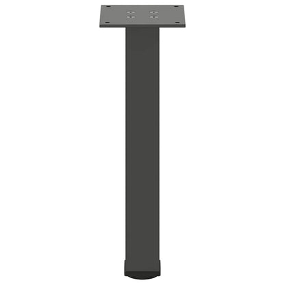 vidaXL Coffee Table Legs 4 pcs Anthracite 42-44 cm Steel