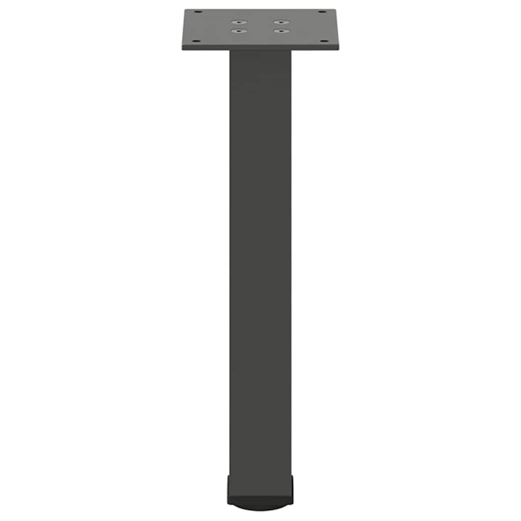 vidaXL Coffee Table Legs 4 pcs Anthracite 42-44 cm Steel