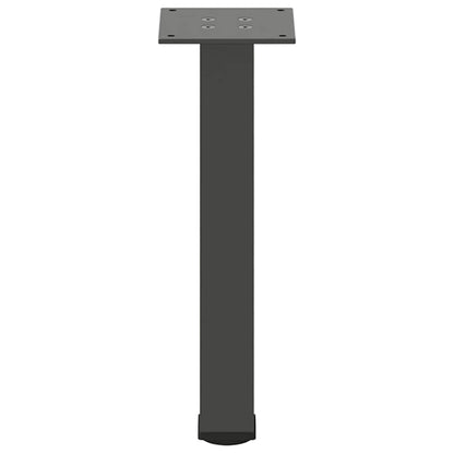 vidaXL Coffee Table Legs 4 pcs Anthracite 42-44 cm Steel