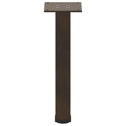 vidaXL Coffee Table Legs 4 pcs Natural Steel 42-44 cm Steel