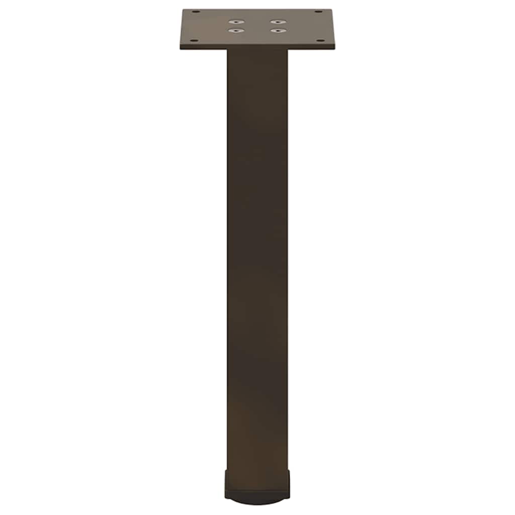 vidaXL Coffee Table Legs 4 pcs Natural Steel 42-44 cm Steel