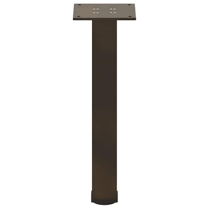 vidaXL Coffee Table Legs 4 pcs Natural Steel 42-44 cm Steel