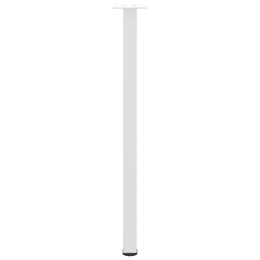 vidaXL Console Table Legs 4 pcs White 72-74 cm Steel