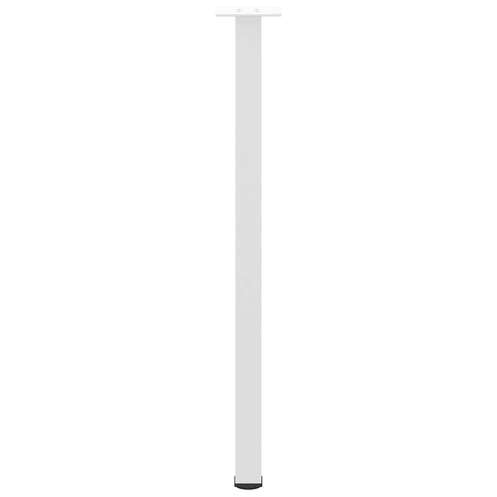 vidaXL Console Table Legs 4 pcs White 72-74 cm Steel