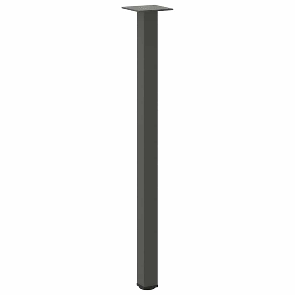vidaXL Console Table Legs 4 pcs Anthracite 72-74 cm Steel