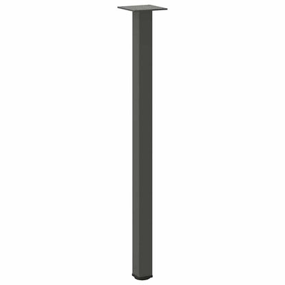 vidaXL Console Table Legs 4 pcs Anthracite 72-74 cm Steel