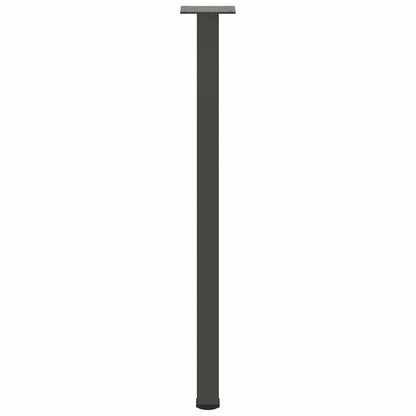 vidaXL Console Table Legs 4 pcs Anthracite 72-74 cm Steel