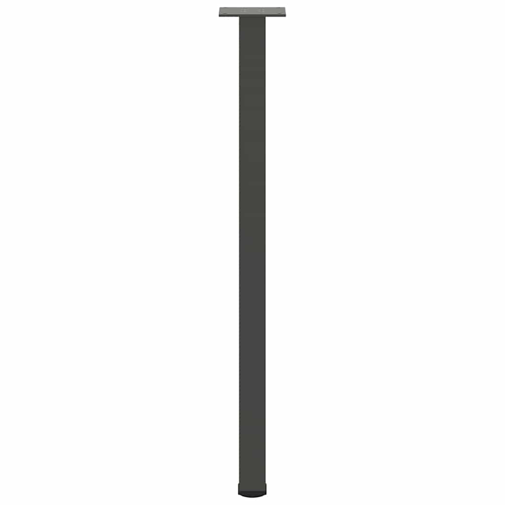 vidaXL Console Table Legs 4 pcs Anthracite 72-74 cm Steel