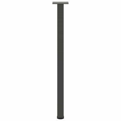 vidaXL Console Table Legs 4 pcs Anthracite 72-74 cm Steel