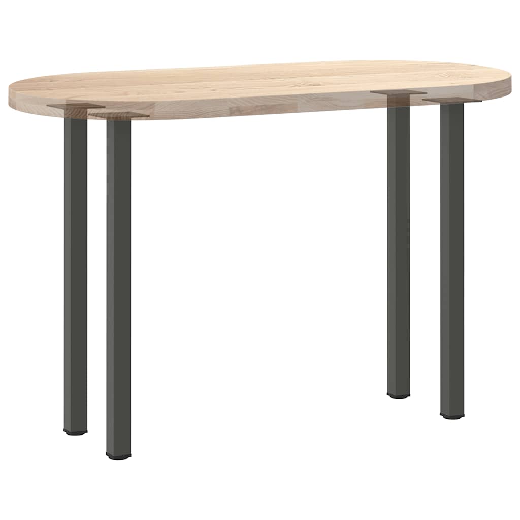 vidaXL Console Table Legs 4 pcs Anthracite 72-74 cm Steel
