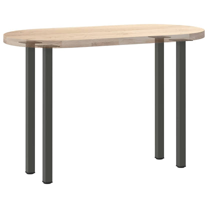 vidaXL Console Table Legs 4 pcs Anthracite 72-74 cm Steel