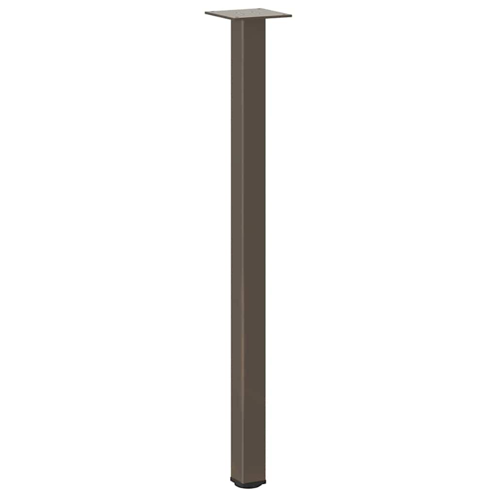 vidaXL Console Table Legs 4 pcs Natural Steel 72-74 cm Steel