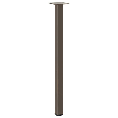 vidaXL Console Table Legs 4 pcs Natural Steel 72-74 cm Steel