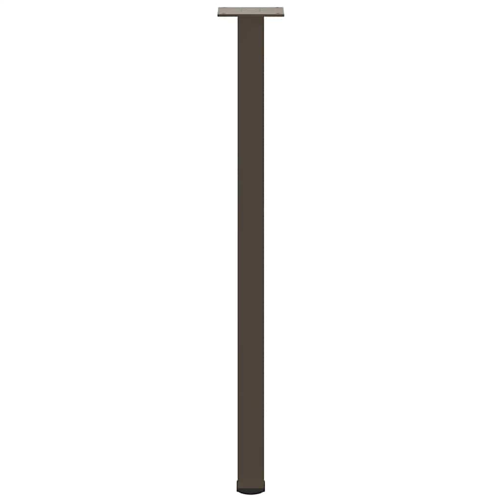 vidaXL Console Table Legs 4 pcs Natural Steel 72-74 cm Steel