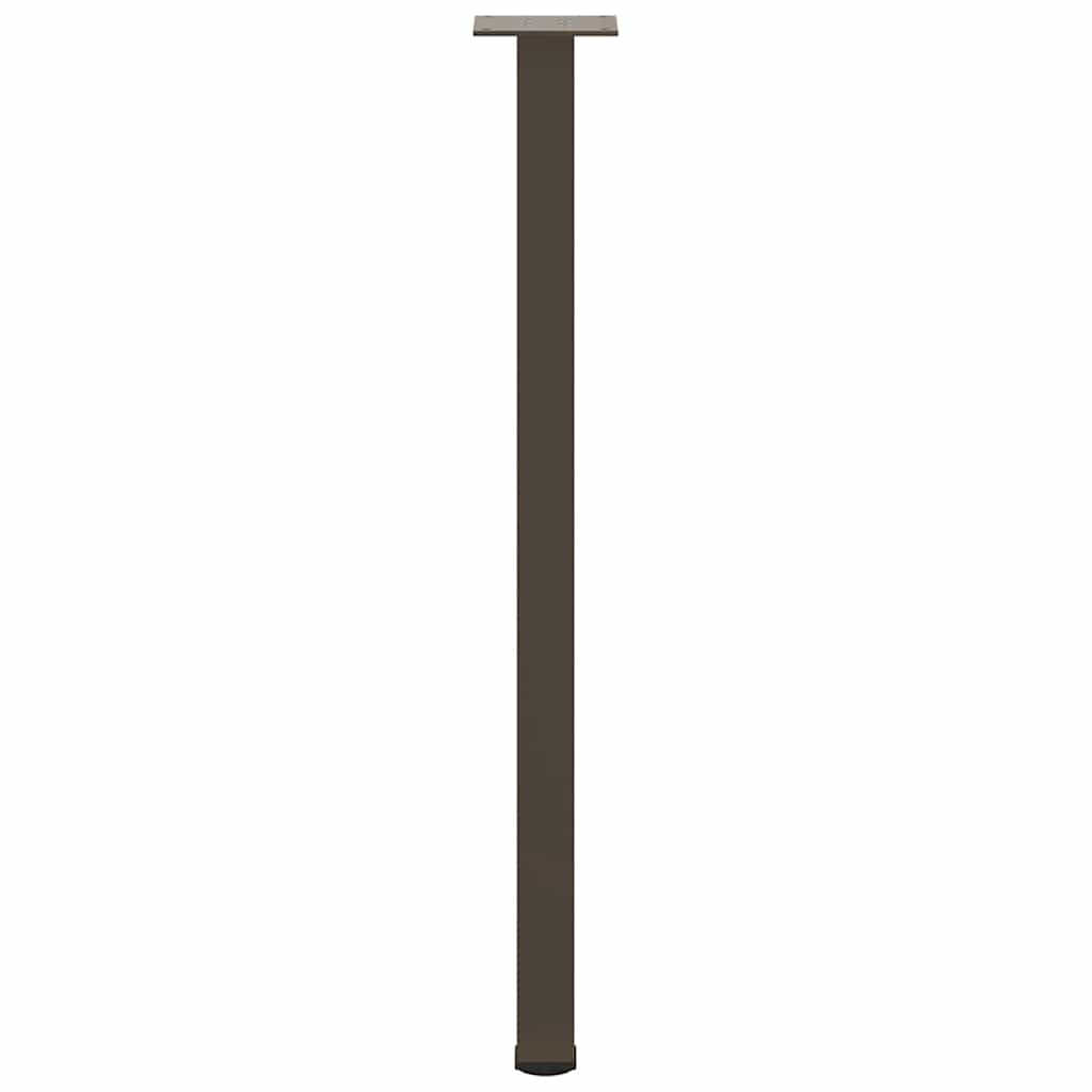 vidaXL Console Table Legs 4 pcs Natural Steel 72-74 cm Steel
